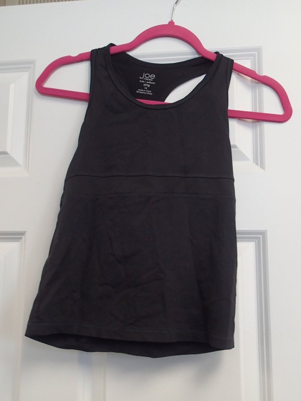 Joe Fresh Girls Black Athletic Tank Top